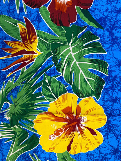 High-Quality Soft Lightweight Hawaiian Ei Lava Lava Sarong Pareo Wrap – Made in India – Perfect for Any Occasion -Large  70" x 44"  | Gtex Fabrics