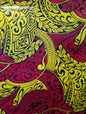 High Quality: Polynesian Elegance 36" Polyester Fabric – Tribal Design, Poly Cotton Feel – Roll/Bolt – Made in Thailand  | Gtex Fabrics