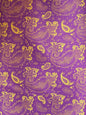 58” Paisley Satin Fabric – Imitation Silk, Jacquard Look, Indian Style Design for Apparel & Decoration Style 2 | Gtex Fabrics