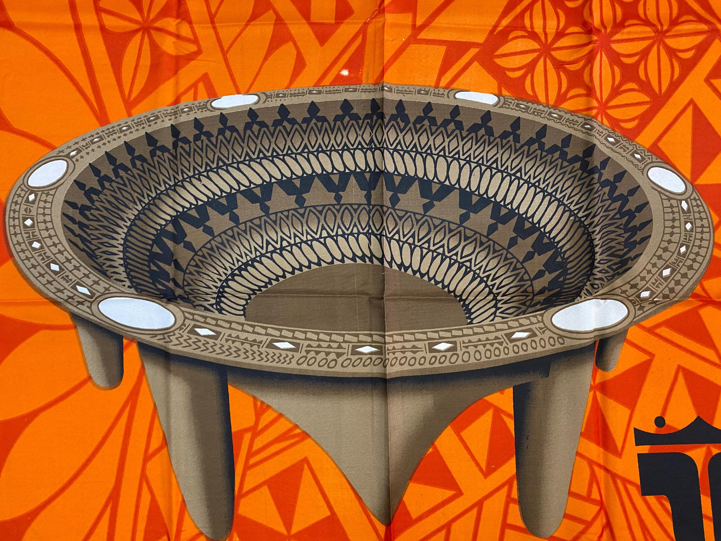 High-Quality Soft Lightweight - Kava Bowl Tonga - Ei Lava Lava Sarong Pareo Wrap – Made in India – Perfect for Any Occasion -Large  70"x44"   | Gtex Fabrics