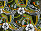 Polynesian Tribal Hibiscus Fusion – 45” Wide | Lightweight Soft Poly Cotton Feel | Sold by Yard or Roll | Island Design | Wholesale | Gtex Fabrics
