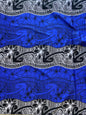 GTEX Collection - Polynesian Fabric -Tribal Tattoo and Floral Design, Island Fabric - Sold by the Yard - 100% Cotton Fabric 45" - New Design  | Gtex Fabrics