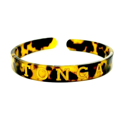 New Samoa Tonga Tribal Carved Acrylic Cuff Bracelets Bangles – Polynesian Island Tribal Jewelry with Embroidery  | Gtex Fabrics