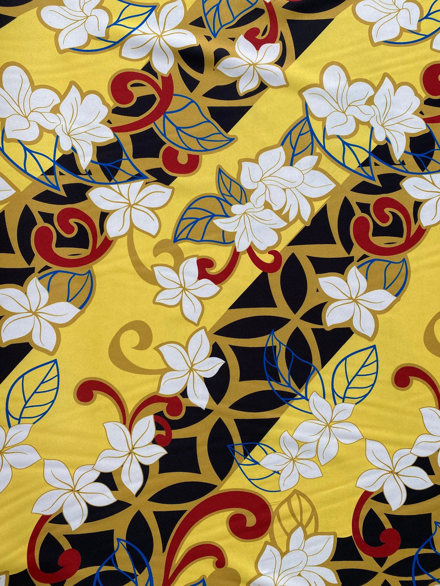 Hawaiian Tropical Hibiscus Polynesian Fabric - Peach Skin Fabric- by the Yard 58" Wide - New Design - Island Fabric 101 | Gtex Fabrics
