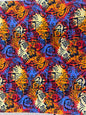 NEW! Polynesian Elegance: 36" Polyester Fabric with Poly Cotton Feel– Tribal and Floral Fusion- Made In Thailand - Low Price - Wholesale " | Gtex Fabrics