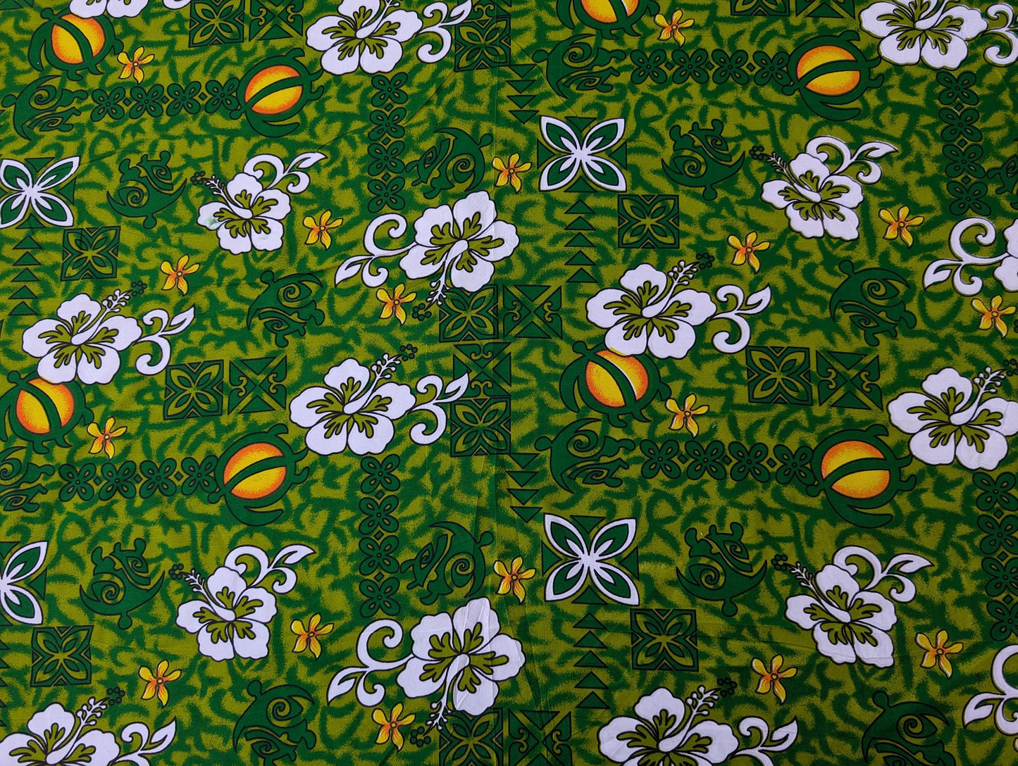 Roll, Bolt - Polynesian Elegance: 36" Polyester Fabric with Poly Cotton Feel– Tropical and Floral Fusion- Made In Thailand - Wholesale Price | Gtex Fabrics