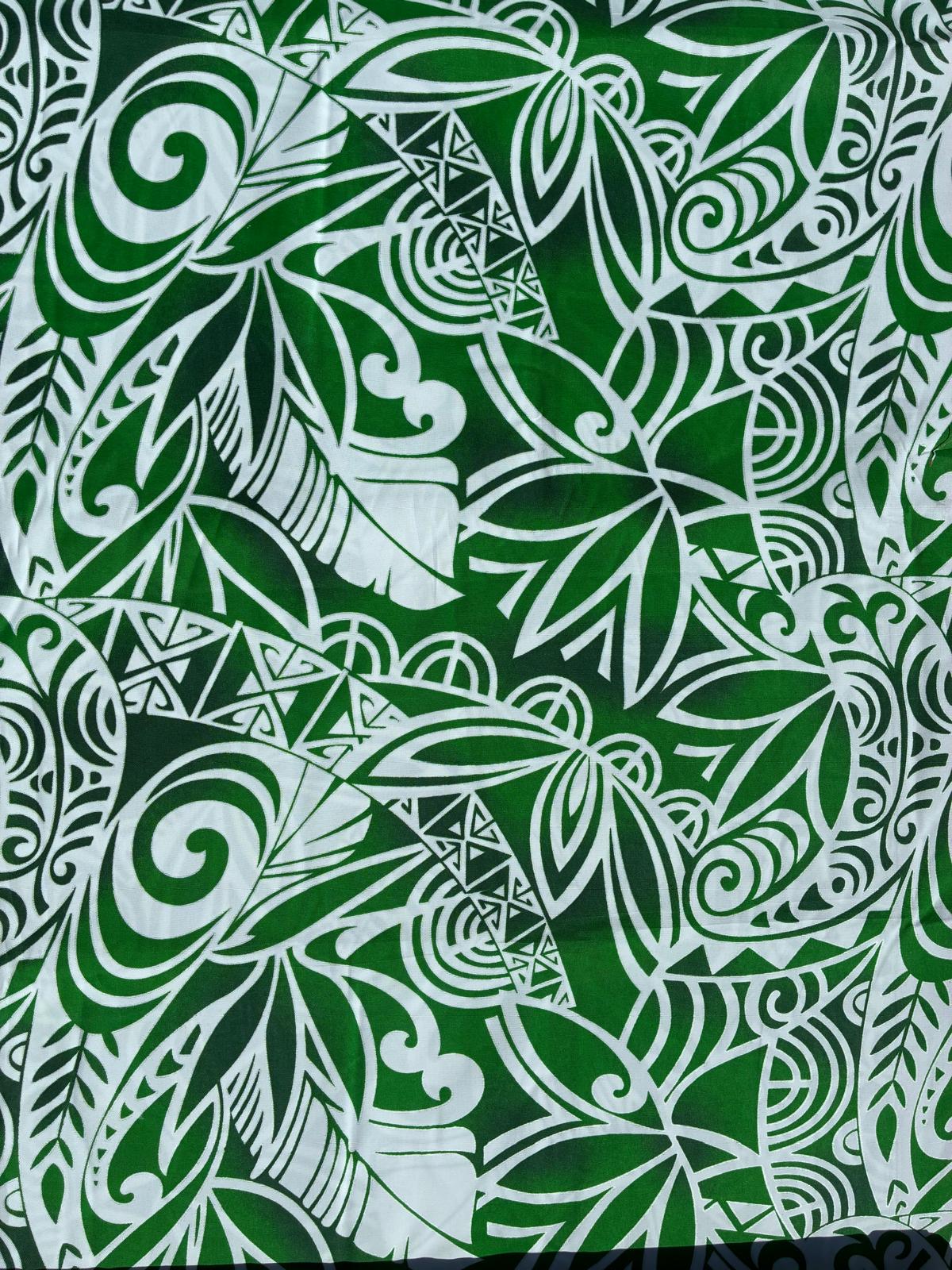 Tribal Collection- Polynesian Elegance: 36" Polyester Fabric with Poly Cotton Feel – Exquisite Design - Vibrant Colors - Wholesale Price  | Gtex Fabrics