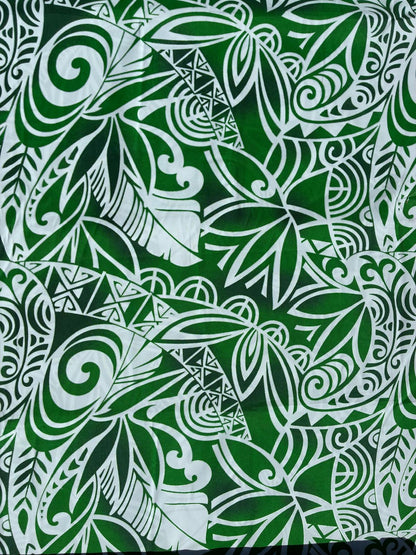 Tribal Collection- Polynesian Elegance: 36" Polyester Fabric with Poly Cotton Feel – Exquisite Design - Vibrant Colors - Wholesale Price  | Gtex Fabrics