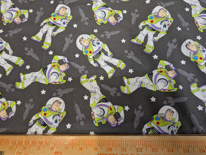DISNEY TOY STORY Buzz Lightyear Toss 100% Cotton Disney Fabric High Quality | Gtex Fabrics