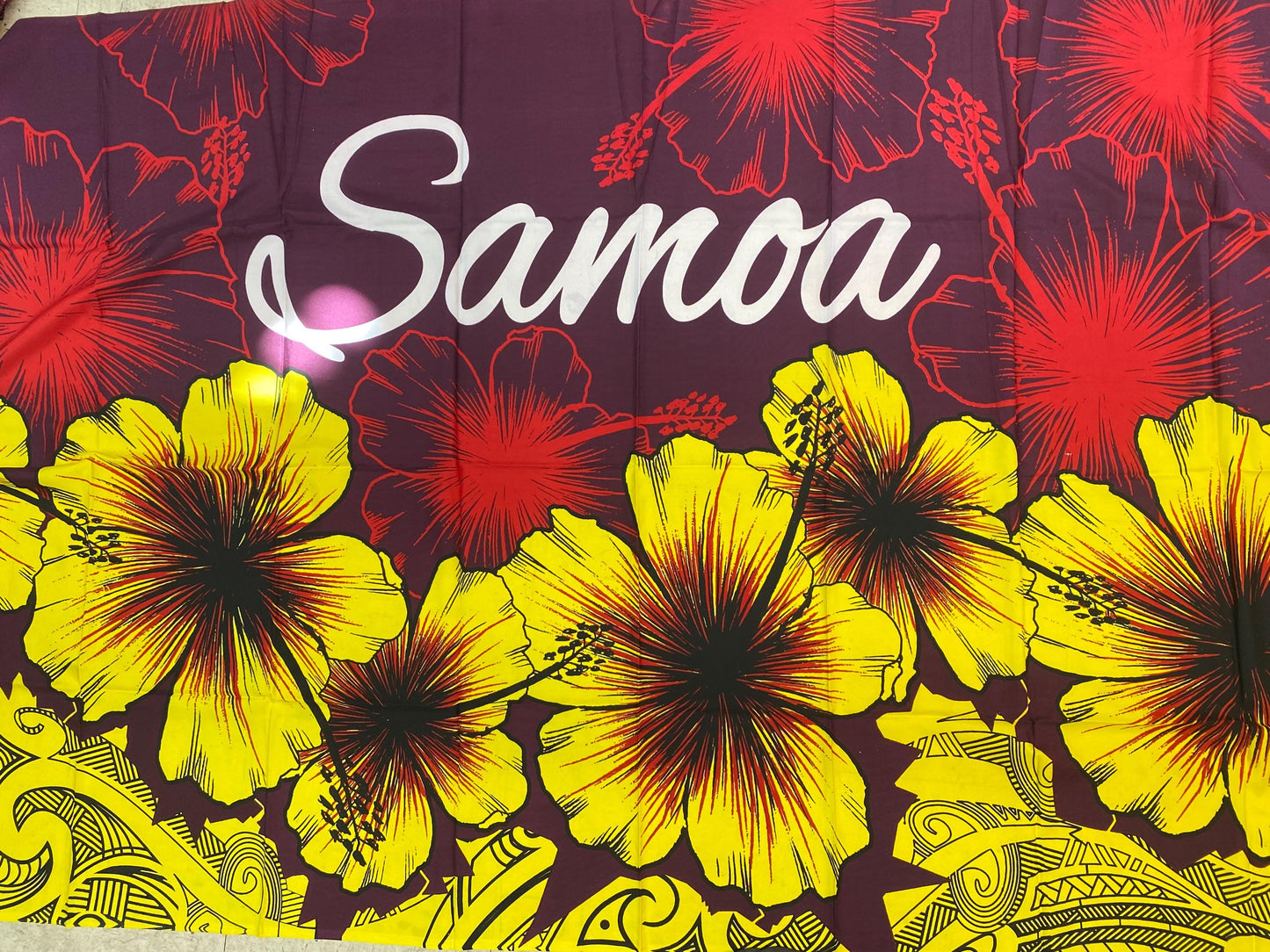 High-Quality Soft Lightweight Samoan Ei Lava Lava Sarong Pareo Wrap – Made in India – Perfect for Any Occasion -Large  70" x 44"  | Gtex Fabrics