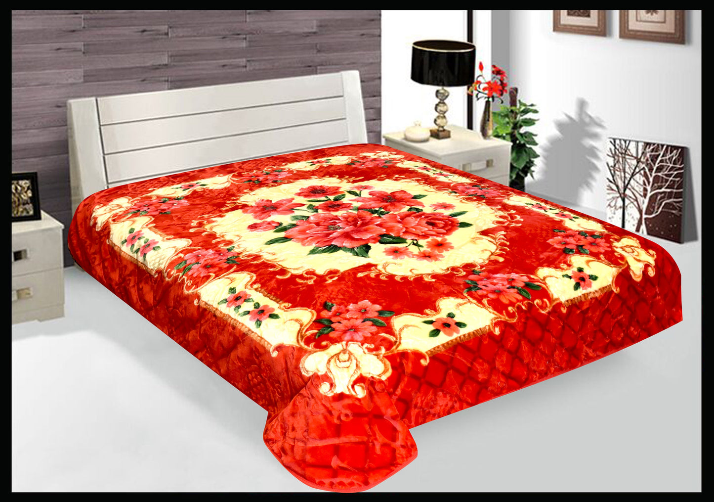 New Aloha Blanket by GTEX - 1-Ply High Quality HD Design 3-D Embossed Queen Size 77"  90" 4.5 LBS Korean Style Blanket Super Sot and Cozy " | Gtex Fabrics