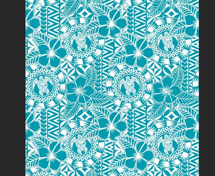 High Quality "58" Wide Mini Matt Fabric – Polynesian, Island Print, Tropical - Vibrant Colors - Sold By The Yard |Polynesian Monstera Leaf Fabric – Tribal Island Print | 45” Wide | Gtex Fabrics