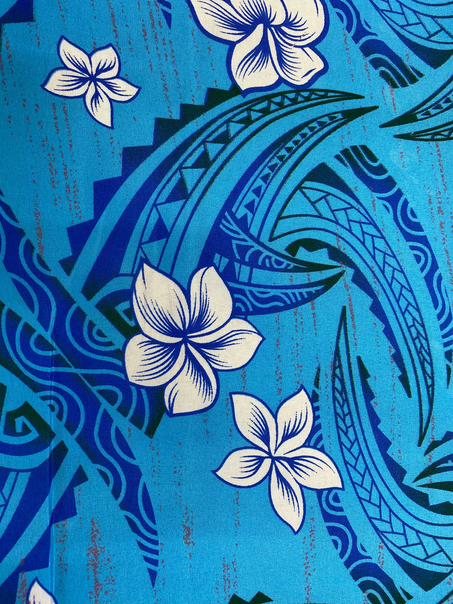 Polynesian Elegance: 36" Polyester Fabric with Poly Cotton Feel– Hawaiian and Floral Fusion- Made In Thailand - Low Price - Roll Wholesale  | Gtex Fabrics