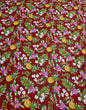 Hawaiian Print Luau Floral Pineapple Toss 100% Cotton Fabric 45" Island Print Sold By The Yard or Choose Length   | Gtex Fabrics