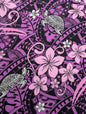 GTEX Collection: Tribal Enchantment - Polynesian Fabric - Turtle Print, Island Fabric - Sold by the Yard - Rayon Fabric 45" - New Design  | Gtex Fabrics