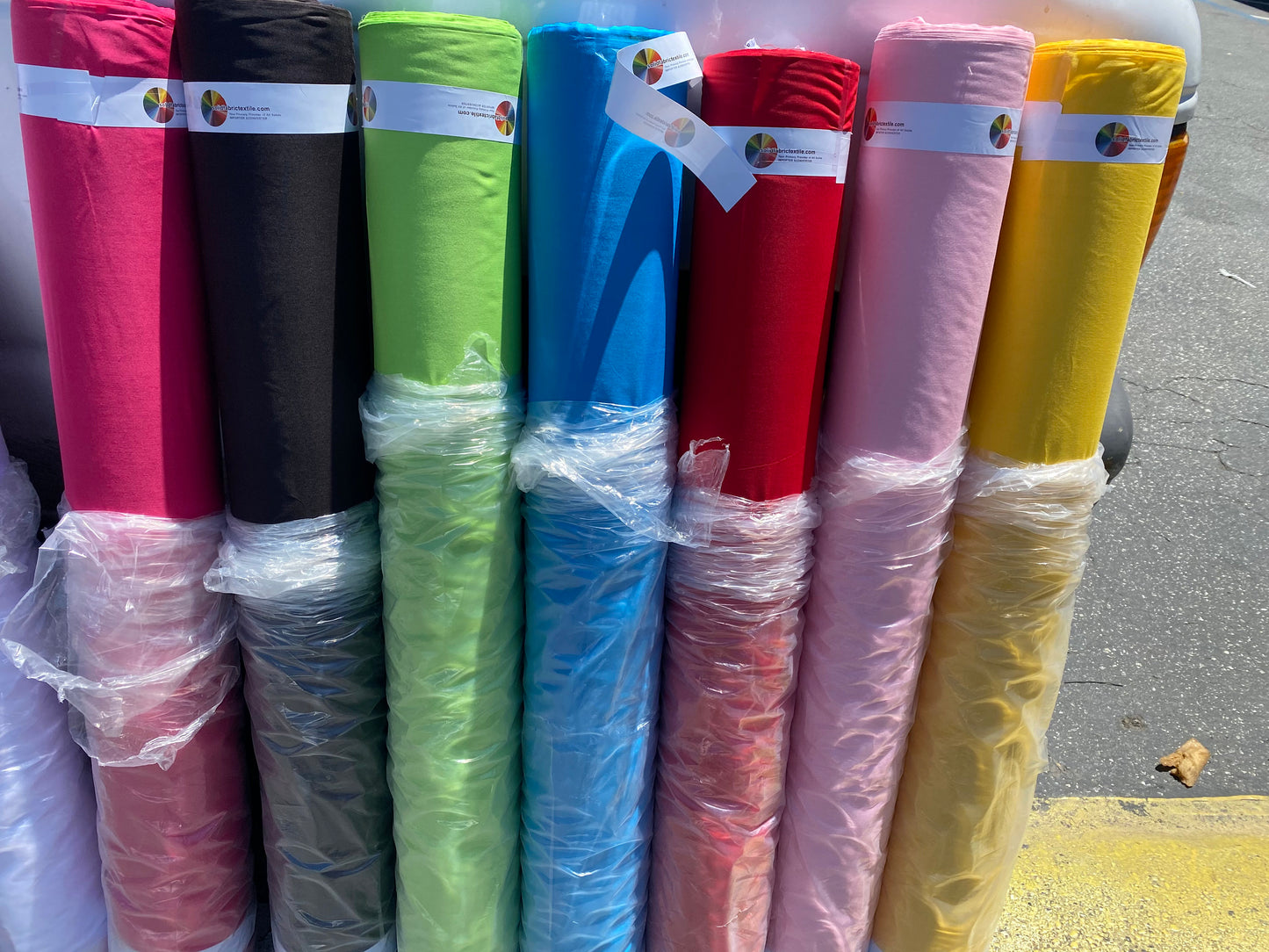 Poly Cotton/Broadcloth Fabric Solid Colors, Super High Quality 45" Wide, Made in Thailand, Sold By The Yard, Use For Any Purpose!  | Gtex Fabrics