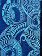 Polynesian Tribal Fabric – 45” Wide | Lightweight Soft Poly Cotton Feel | Sold by Yard or Roll | Made in Thailand | Island Design | Wholesale | Gtex Fabrics