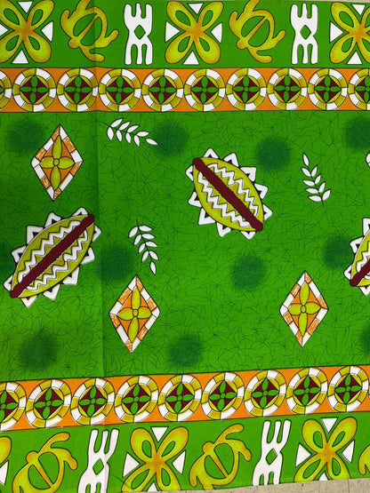 Polynesian Elegance – 36" Wide Polyester Fabric with Soft Blend Feel | Hawaiian & Floral Fusion | Made in Thailand | Wholesale Roll Price | Gtex Fabrics
