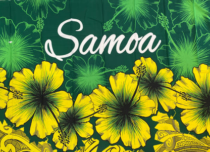 High-Quality Soft Lightweight Samoan Ei Lava Lava Sarong Pareo Wrap – Made in India – Perfect for Any Occasion -Large  70" x 44"  | Gtex Fabrics