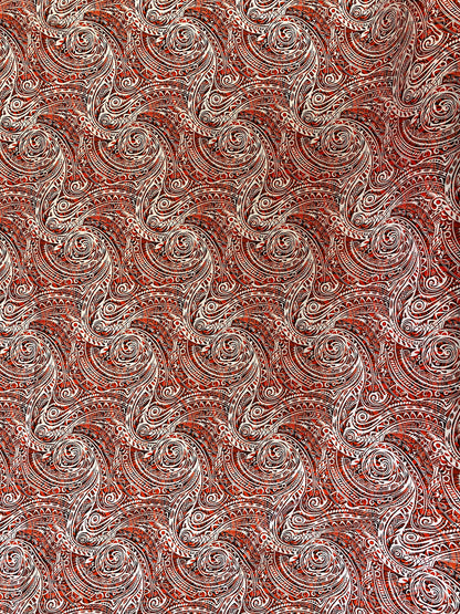 GTEX Collection - Polynesian Fabric -Tribal Tattoo Fabric, Samoan Print - Sold by the Yard - 100% Cotton Fabric 45" - New Tribal Design  | Gtex Fabrics