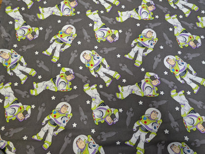 DISNEY TOY STORY Buzz Lightyear Toss 100% Cotton Disney Fabric High Quality | Gtex Fabrics
