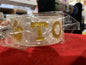 Tonga Bracelet, Bangle, Jewelry, Acrylic Resin Tortoise Shell Material With Hibiscus Flowers, Engraved Letters, Polynesian Design | Gtex Fabrics