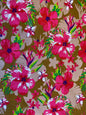 Polynesian Elegance: 36" Polyester Fabric with Poly Cotton Feel– Hawaiian and Floral Fusion- Made In Thailand - Low Price - Roll Wholesale | Gtex Fabrics