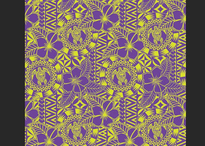 High Quality "58" Wide Mini Matt Fabric – Polynesian, Island Print, Tropical - Vibrant Colors - Sold By The Yard |Polynesian Monstera Leaf Fabric – Tribal Island Print | 45” Wide | Gtex Fabrics