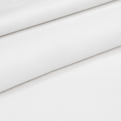 White 100% Cotton Fabric – Solid Color, 44” Wide Quilting & Sewing Fabric by the Yard