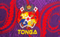 Traditional Tattoo Kingdom of Tonga Seal Polyester Sarong | Islands Fabric