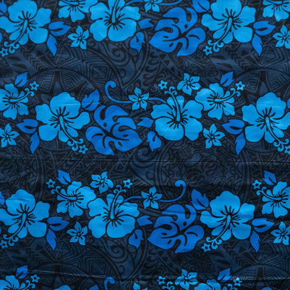 Hibiscus/Plumeria/Monstera Leaf Polyester Fabric | Islands Fabric