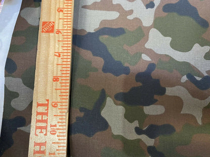 New 100% Cotton Army Camouflage Camo Print Fabric Sold By The Yard (1 Yard) Army Military Color Novelty Fabric | Gtex Fabrics