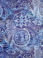New Polynesian Samoan Print Fabric with Tribal Tattoo Design on Peach Skin - 58" Wide - Island Fabric - By The Yard  | Gtex Fabrics