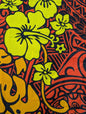 Roll, Bolt – Polynesian Elegance: 36″ Polyester Fabric with Poly Cotton Feel– Tropical and Floral Fusion- Made In Thailand – Wholesale Price  | Gtex Fabrics
