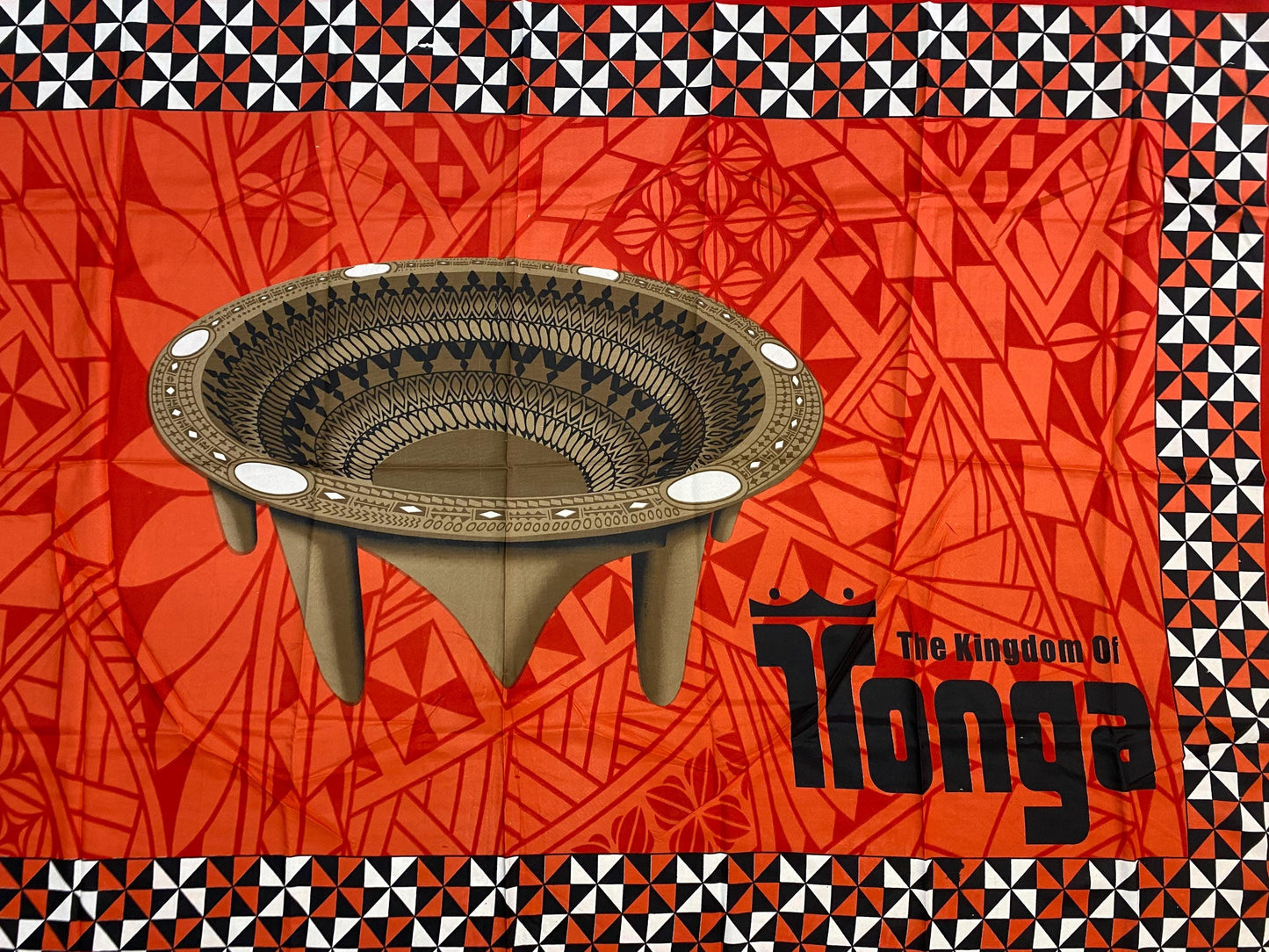 High-Quality Soft Lightweight - Kava Bowl Tonga - Ei Lava Lava Sarong Pareo Wrap – Made in India – Perfect for Any Occasion -Large  70"x44"   | Gtex Fabrics