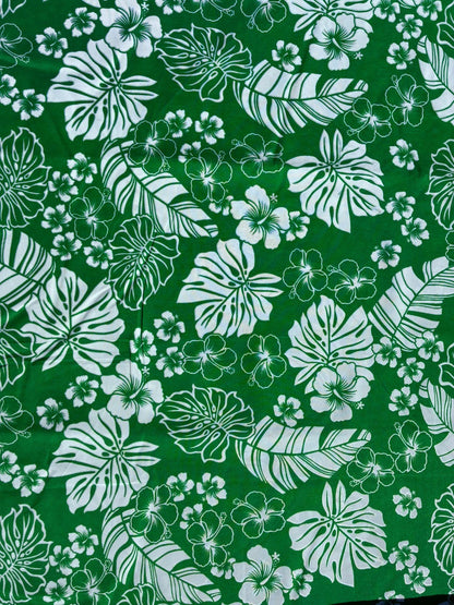 Floral Collection- Polynesian Elegance: 36" Polyester Fabric with Poly Cotton Feel – Exquisite Design - Vibrant Colors - Wholesale Price | Gtex Fabrics