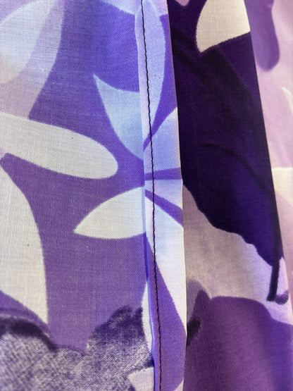 Tropical Purple Ei Lava Lava Sarong – Soft Poly Cotton | Handmade in USA | Unisex Wrap 70"x44" | Island Pareo for Any OccasionPolynesian Elegance: 36" Polyester Fabric with Poly Cotton Feel– Hawaiian and Floral Fusion  | Gtex Fabrics