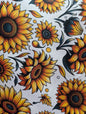 High Quality "58" Wide Mini Matt Fabric – Spring Season, Fall Season, Sunflower Design - Vibrant Colors - Sold By The Yard | Gtex Fabrics