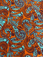 Polynesian Fabric - Fusion Tribal Tattoo, Samoan, Tongan, Island Fabric - Sold by the Yard - 100% Cotton Fabric 45" - New Design  | Gtex Fabrics