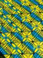 GTEX Collection - Polynesian Fabric -Tapa Fabric, Block Print, Floral Island Fabric - Sold by the Yard - 100% Cotton Fabric 45" - New Design  | Gtex Fabrics