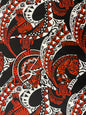 New Tropical Tribal Turtle Design Polynesian Fabric - Peach Skin Fabric- by the Yard 58" Wide - New Design - Hawaiian Fabric  | Gtex Fabrics