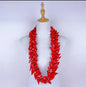 Polynesian, Samoan, Tongan Men's Traditional - Ula Fala Necklace - Natural Seed Jewelry Neckpiece Design - 40" Length - Handmade | Gtex Fabrics