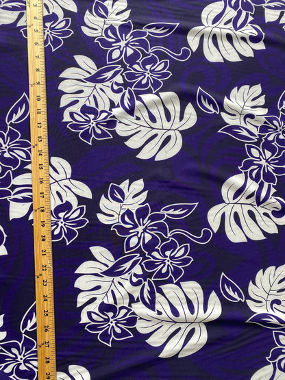 Hawaiian Tropical Monstera Leaf Polynesian Fabric - Peach Skin Fabric- by the Yard 58" Wide - New Design - Island Fabric 104 | Gtex Fabrics