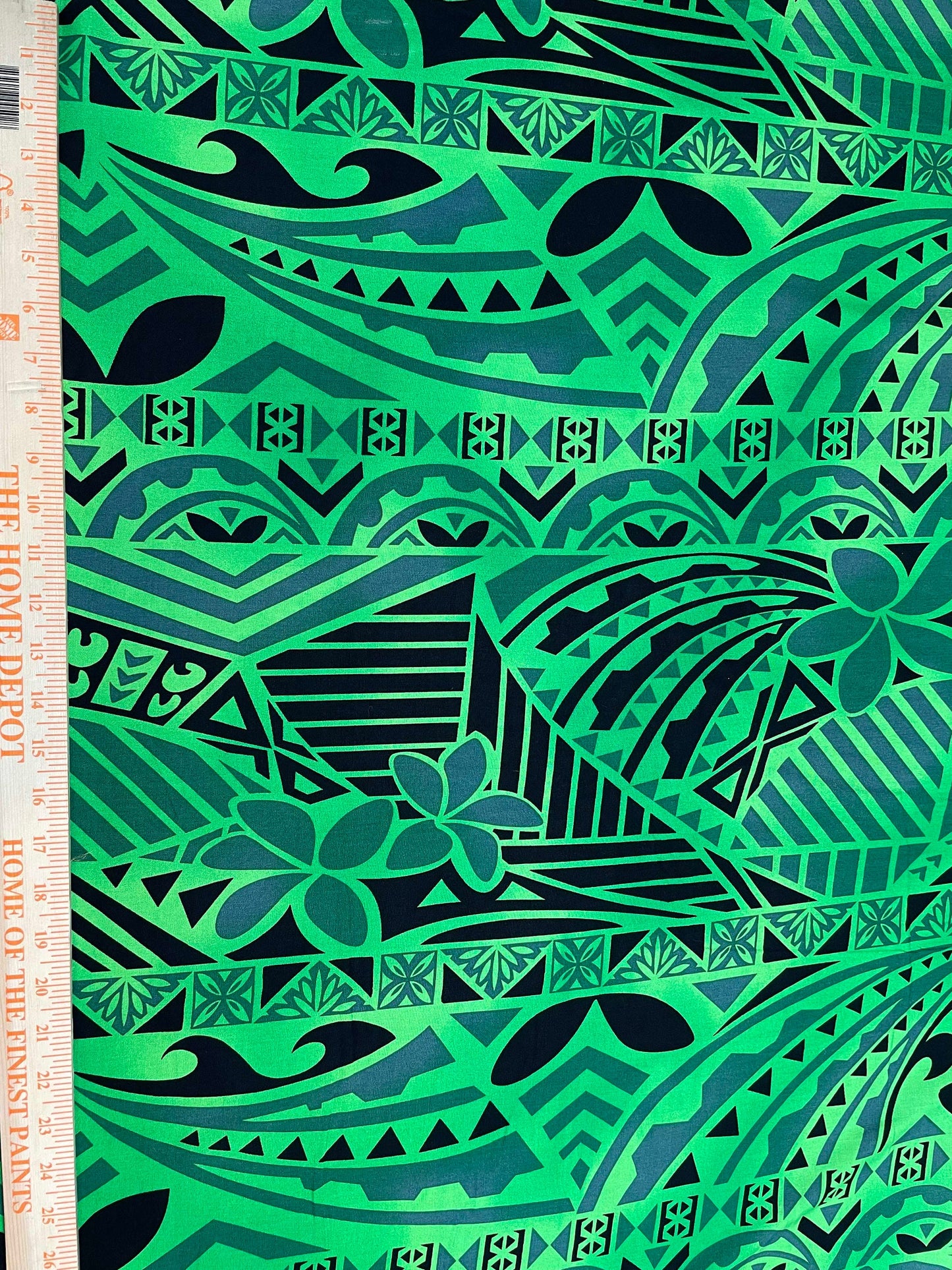 Polynesian Tapa Fabric - Tribal Hawaiian Cute and Unique Fabric Design - Sold by the Yard - Luxury Rayon Quality 45" | Gtex Fabrics