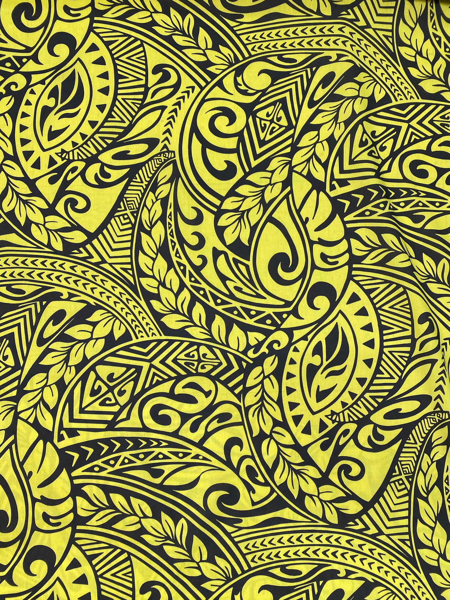 GTEX Collection - Polynesian Fabric - Tribal Tattoo Fabric - Sold by the Yard - Poly Cotton Poplin 58" Wide - Soft & Breathable Fabric   | Gtex Fabrics