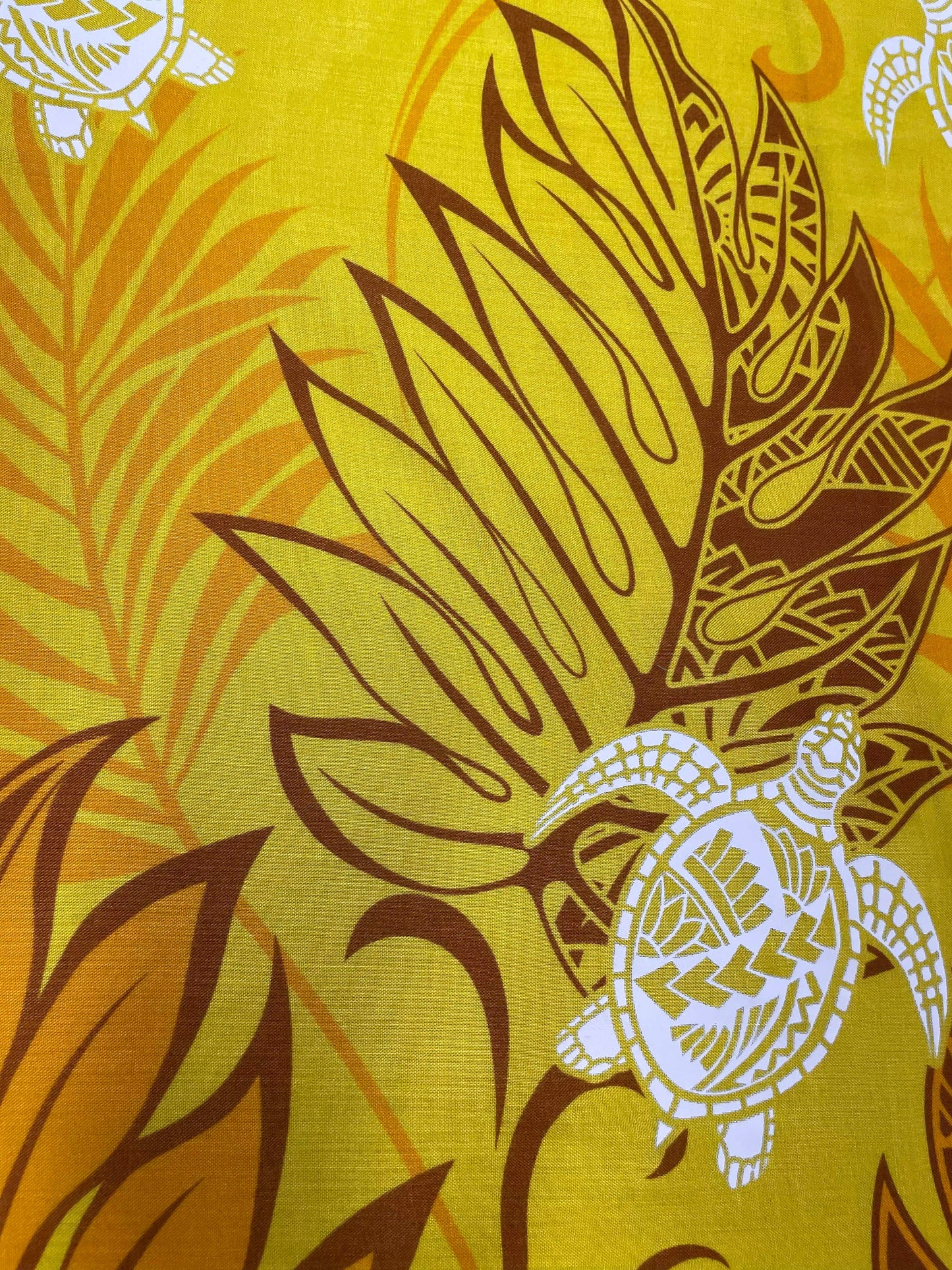 Polynesian Tapa Fabric - Tribal Hawaiian Cute and Unique Fabric Design - Sold by the Yard - Luxury Rayon Quality 45" | Gtex Fabrics