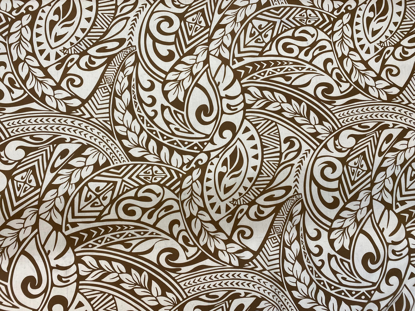 GTEX Collection - Polynesian Fabric - Tribal Tattoo Fabric - Sold by the Yard - Poly Cotton Poplin 58" Wide - Soft & Breathable Fabric   | Gtex Fabrics