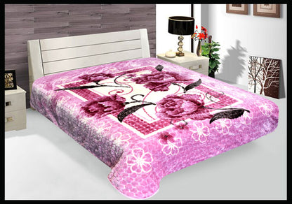 New Aloha Blanket by GTEX - 1-Ply High Quality HD Design 3-D Embossed Queen Size 77"  90" 4.5 LBS Korean Style Blanket Super Sot and Cozy " | Gtex Fabrics