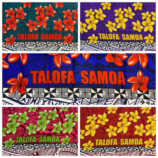High-Quality Soft Lightweight Samoan Ei Lava Lava Sarong Pareo Wrap – Made in India – Perfect for Any Occasion -Large  70" x 44" | Gtex Fabrics
