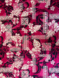 GTEX Collection - Polynesian Fabric -Tribal Tapa Print Floral Design, Island Fabric - Sold by the Yard - 100% Cotton Fabric 45" - New Design | Gtex Fabrics